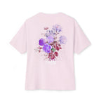 Botanical Floral Tee – Oversized Cotton Shirt for All