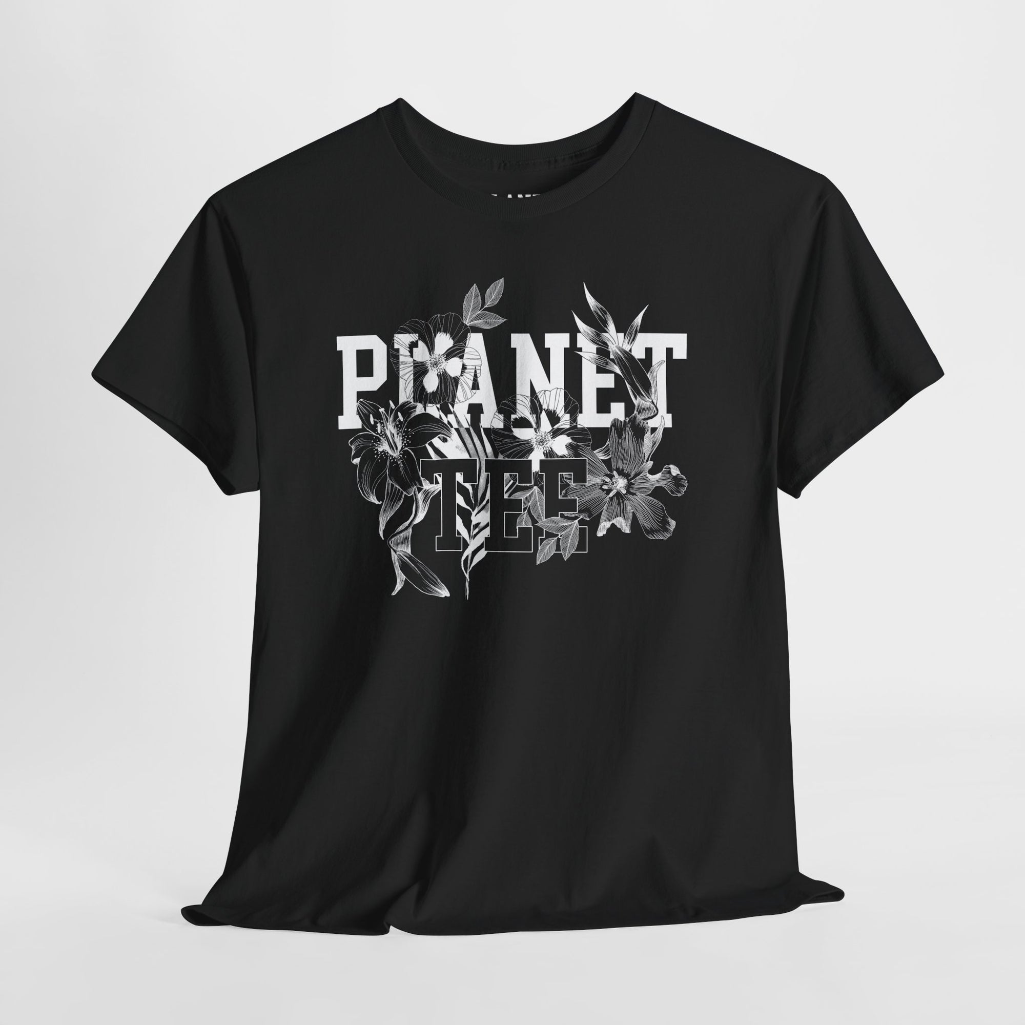 Edit II - Planet Tee Logo with Flowers