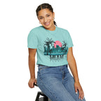 Miami Beach Graphic Tee - Souvenir Travel Shirt for Summer Vibes