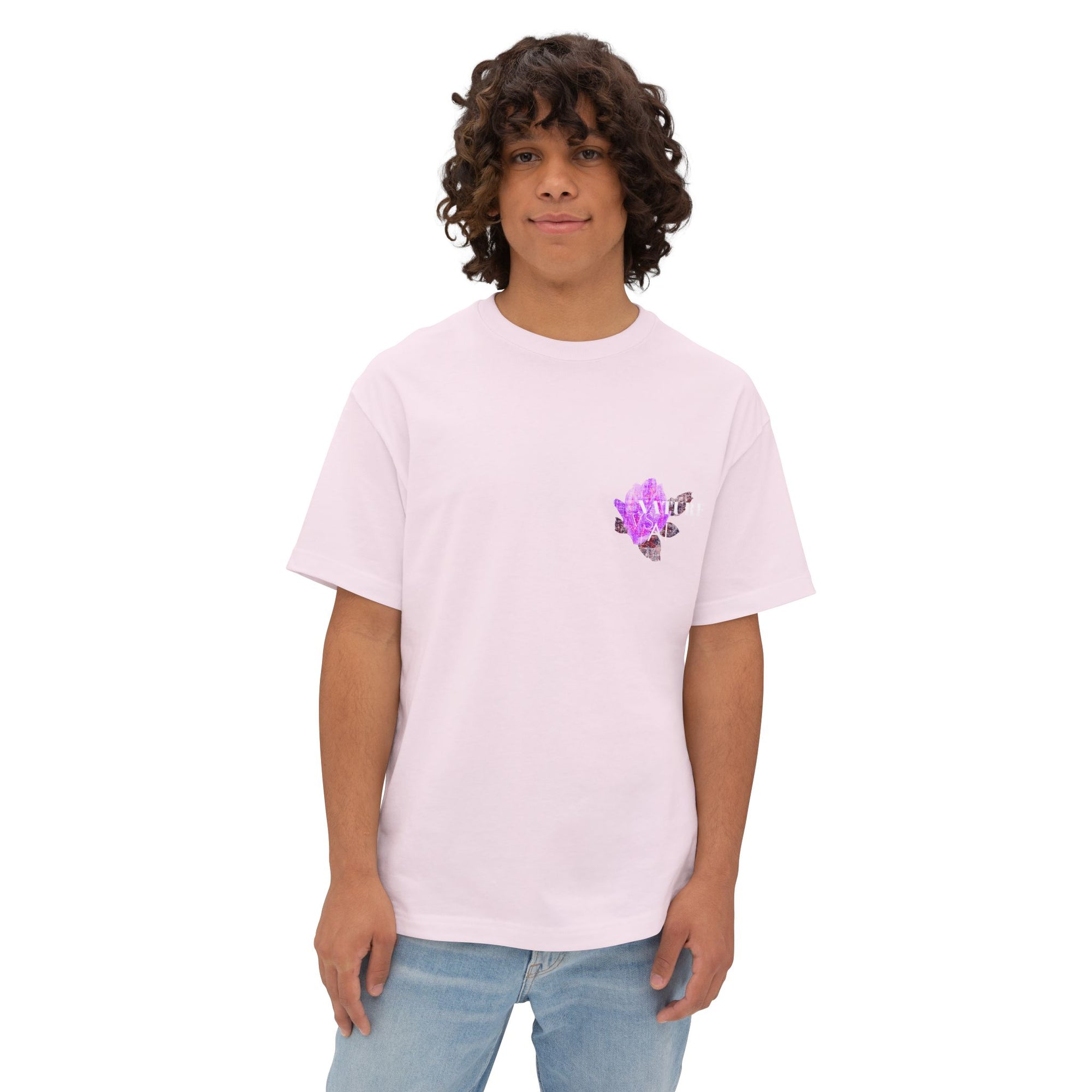 Botanical Floral Tee – Oversized Cotton Shirt for All
