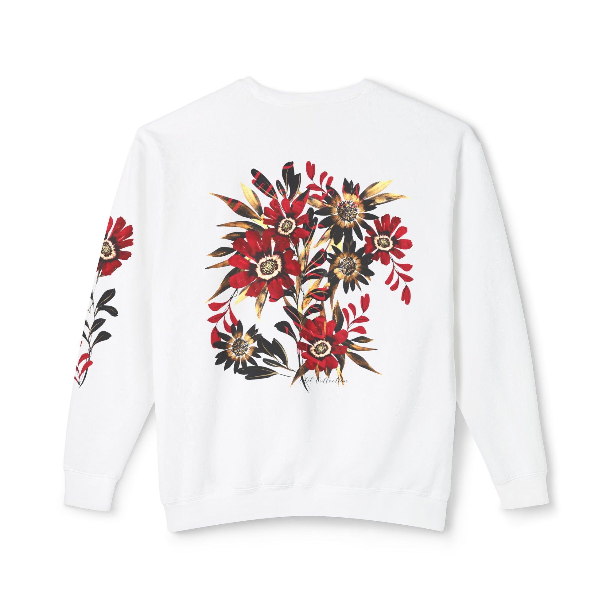 EDIT COLLECTION - Large Placement Floral Sweatshirt