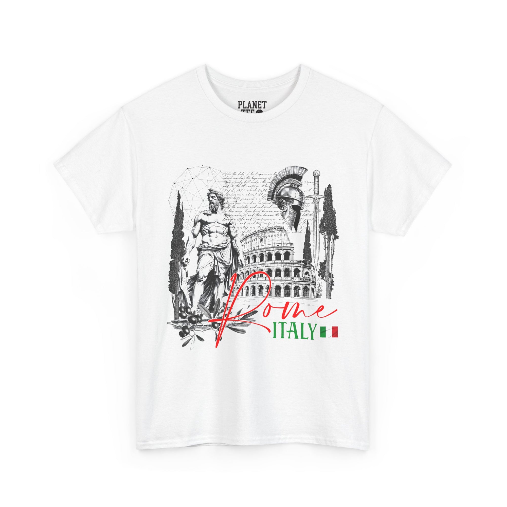 Rome Holiday Tee, Italy. Unisex Shirt, Historical Landmark Graphic Top