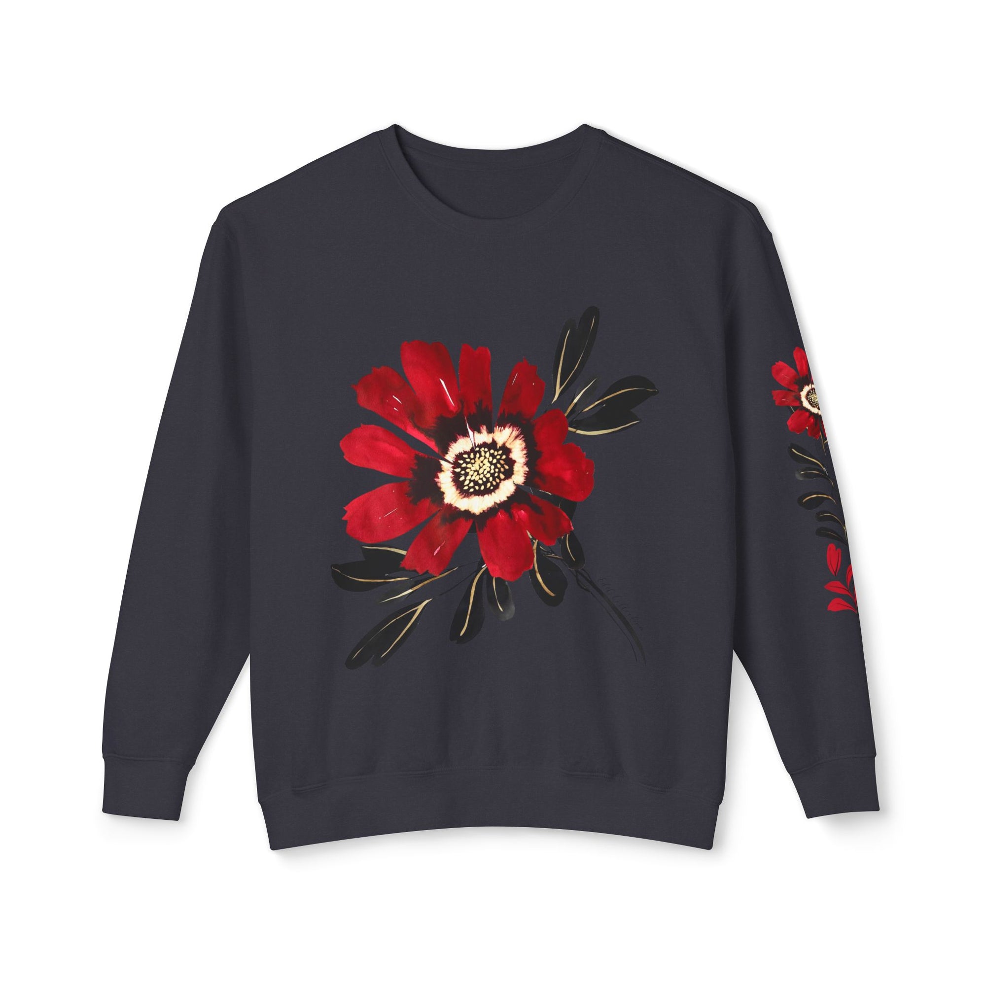 EDIT COLLECTION - Large Placement Floral Sweatshirt