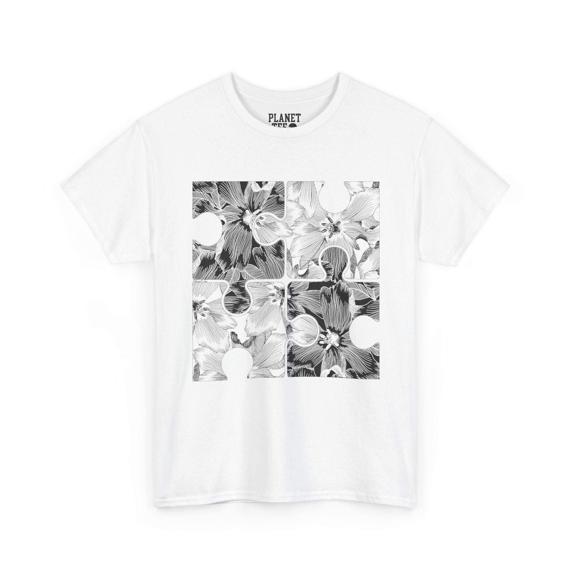 Edit II - Jigsaw Floral Pattern Tee