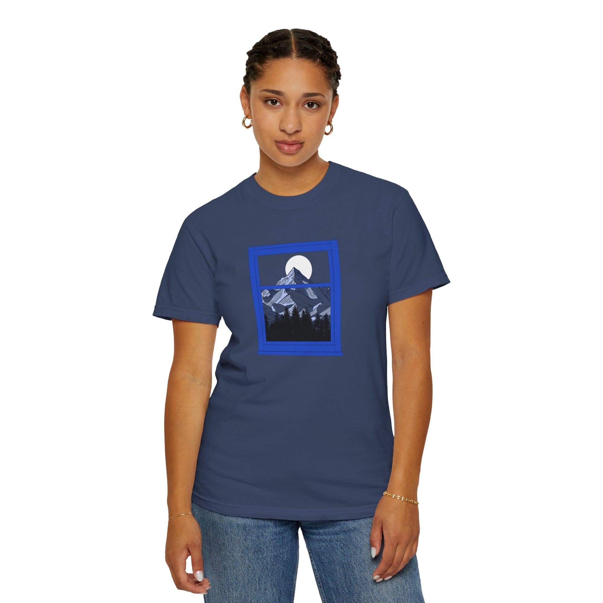 Nature Lovers Apparel - Mountain View T-Shirt for Hikers and Outdoor Enthusiasts