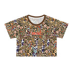 Multi Leopard Crop Tee