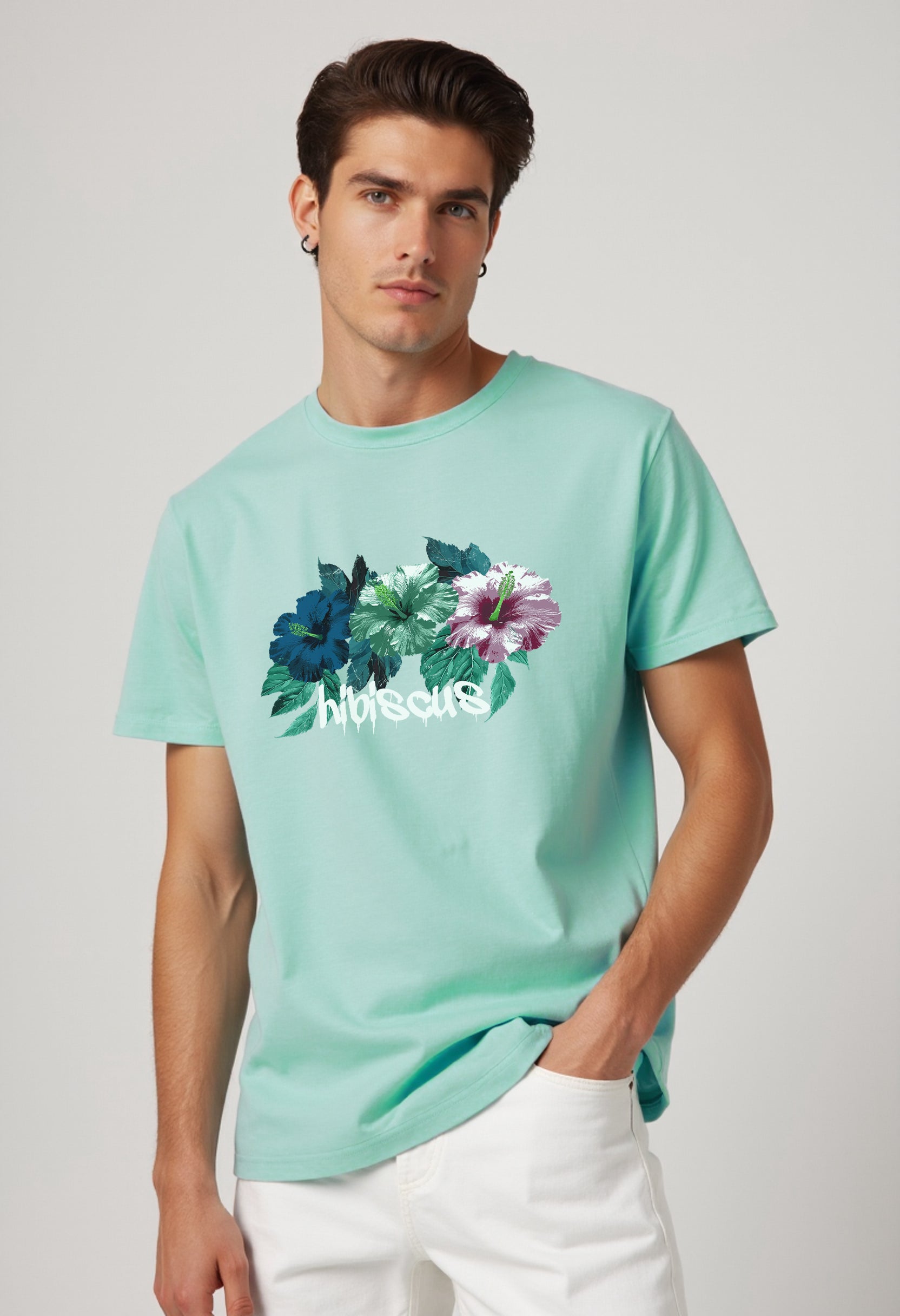 Everyday Essential Botanical Tee | Unisex Floral T-Shirt, Eco-Friendly Summer Wear