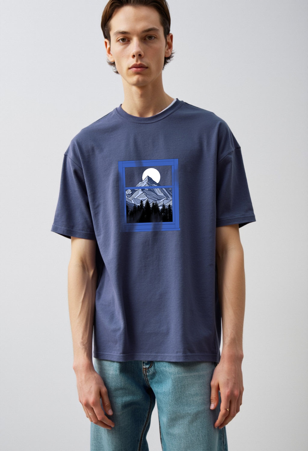 Nature Lovers Apparel - Mountain View T-Shirt for Hikers and Outdoor Enthusiasts
