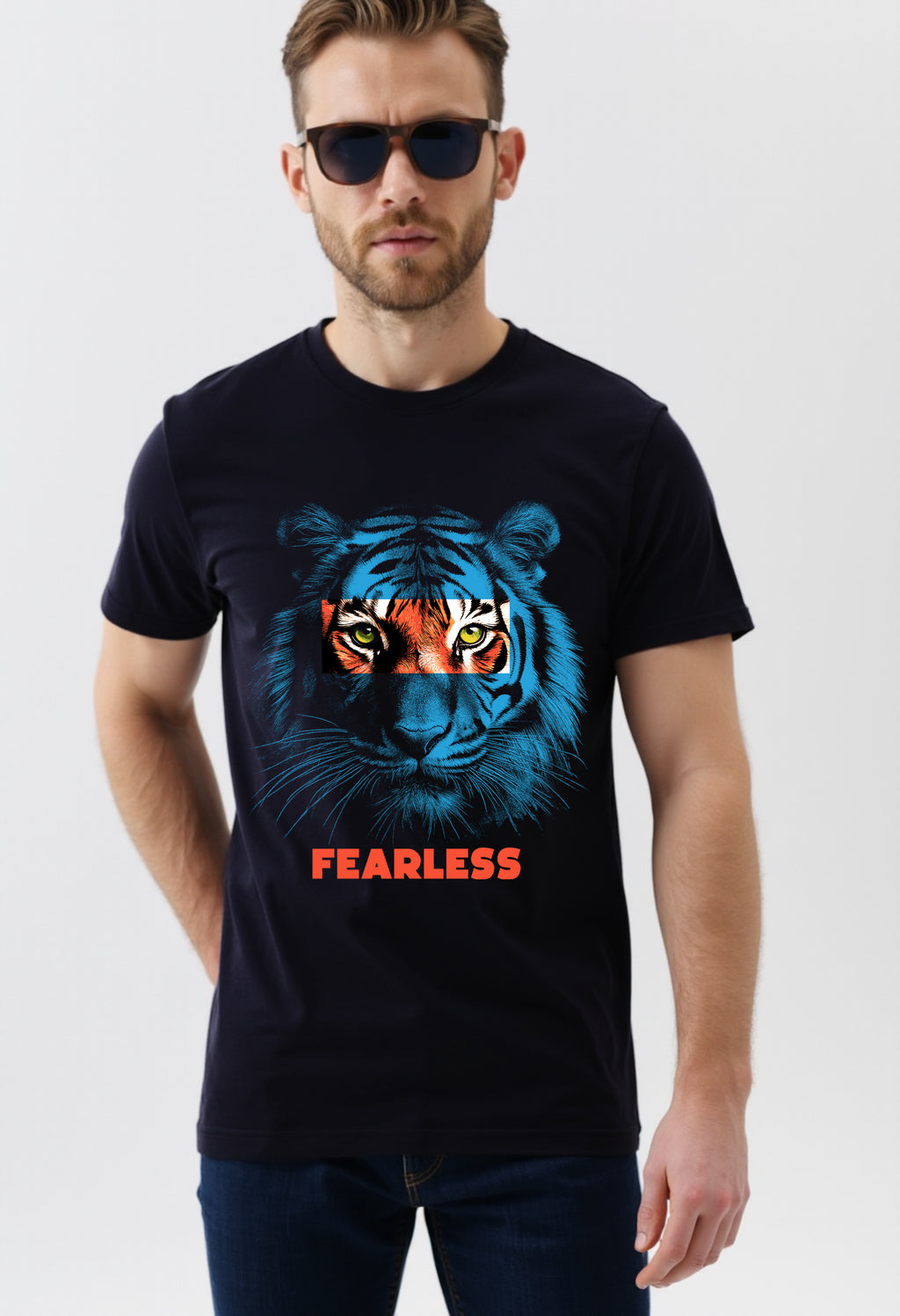 Fearless Tiger Tee – Oversized Unisex Nature Streetwear