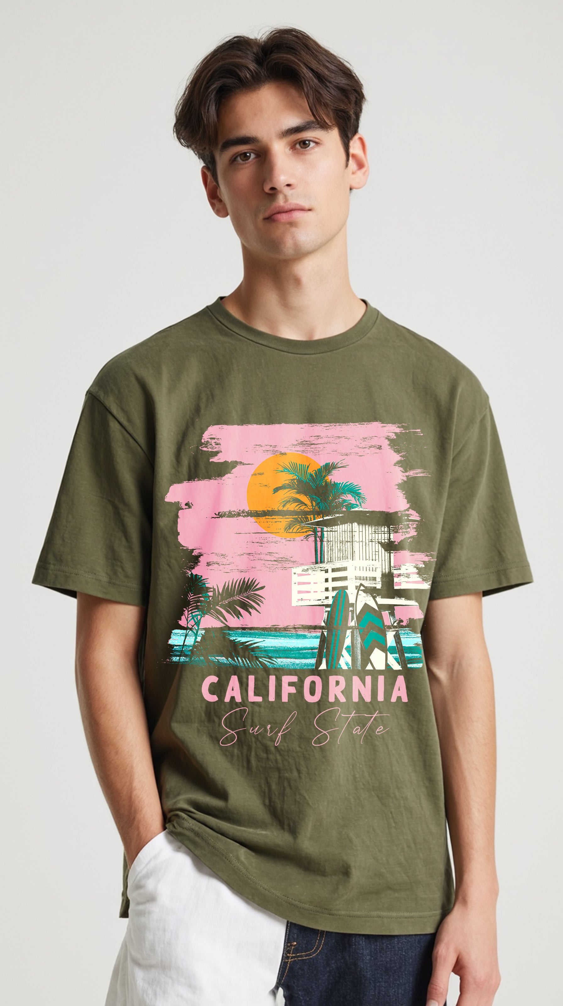 California Surf State Unisex T-Shirt - Beach Vibe Tee