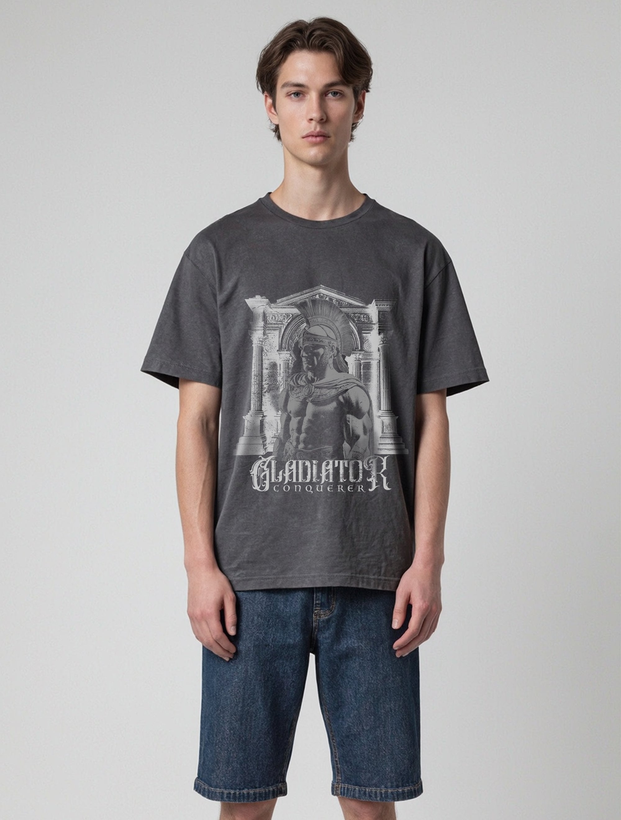 Gladiator Tee – Vintage Roman Warrior Graphic Shirt