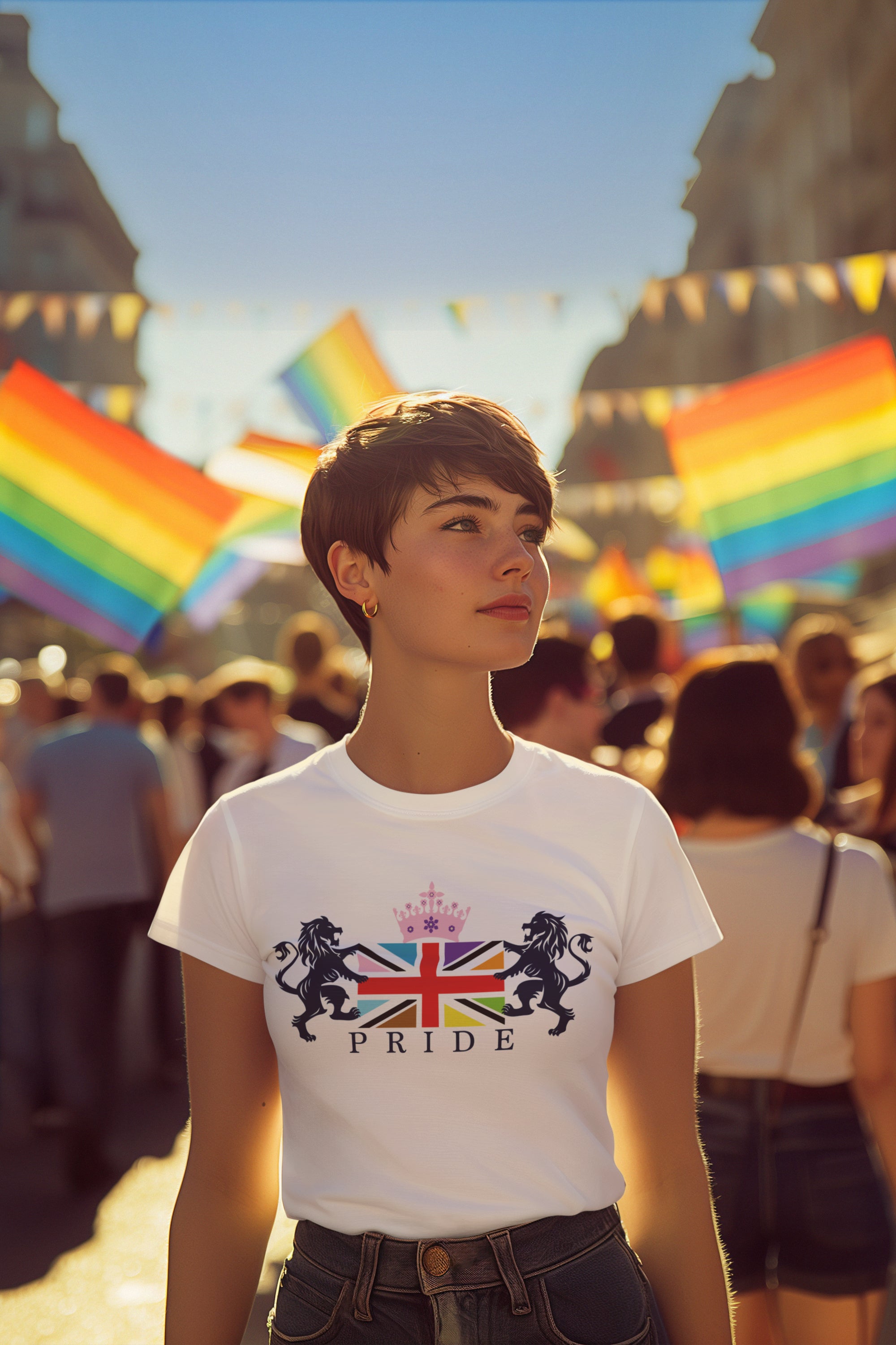 Celebrate LGBTQ Spirit with this Pride Graphic Tee for Women