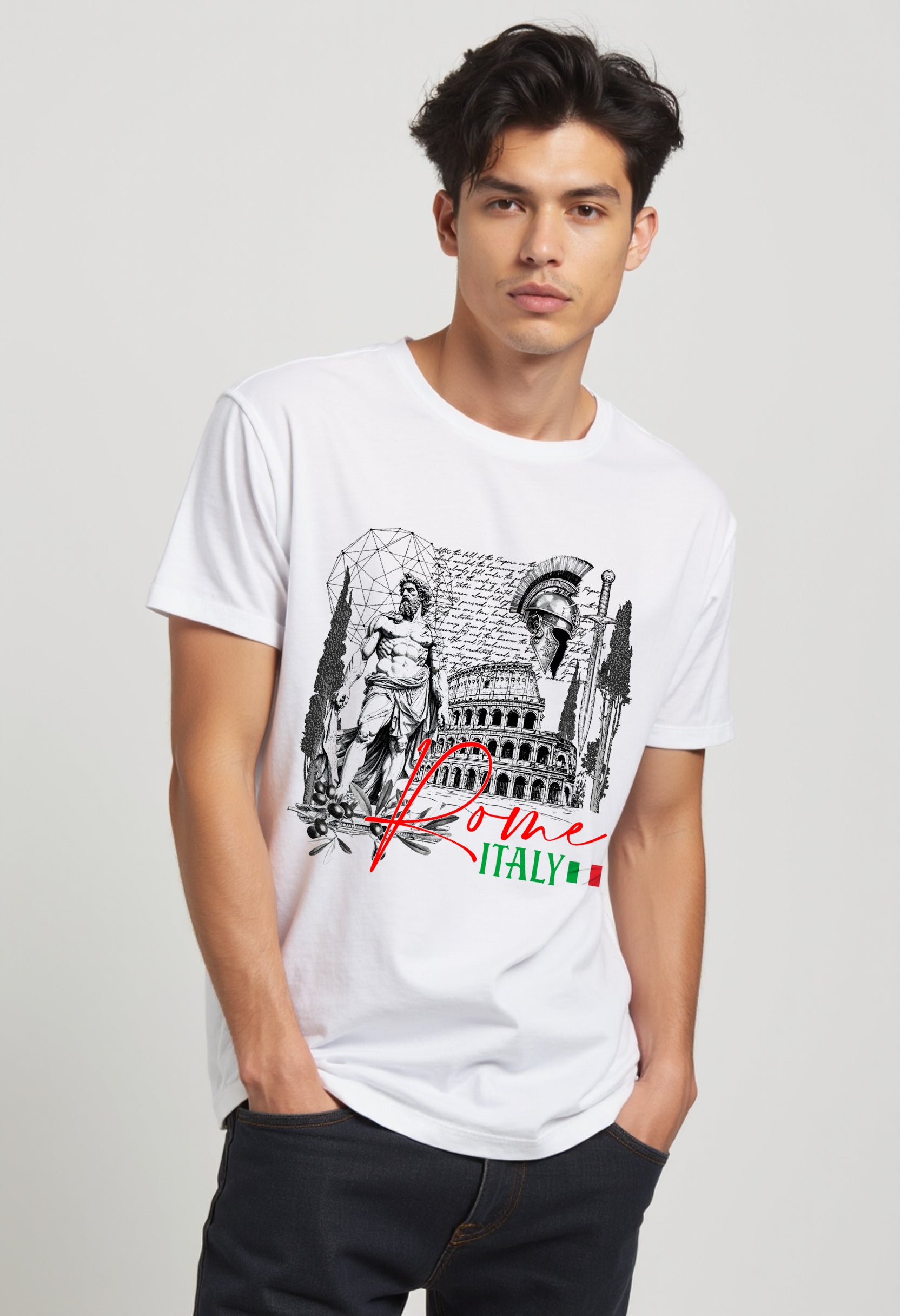 Rome Holiday Tee, Italy. Unisex Shirt, Historical Landmark Graphic Top