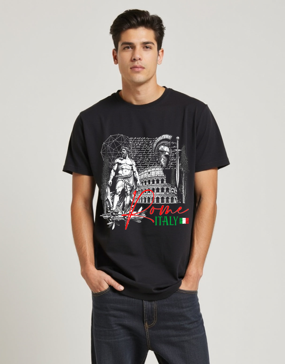 Rome Holiday Tee, Italy. Travel Vacation Unisex Shirt, Historical Landmark Graphic Top