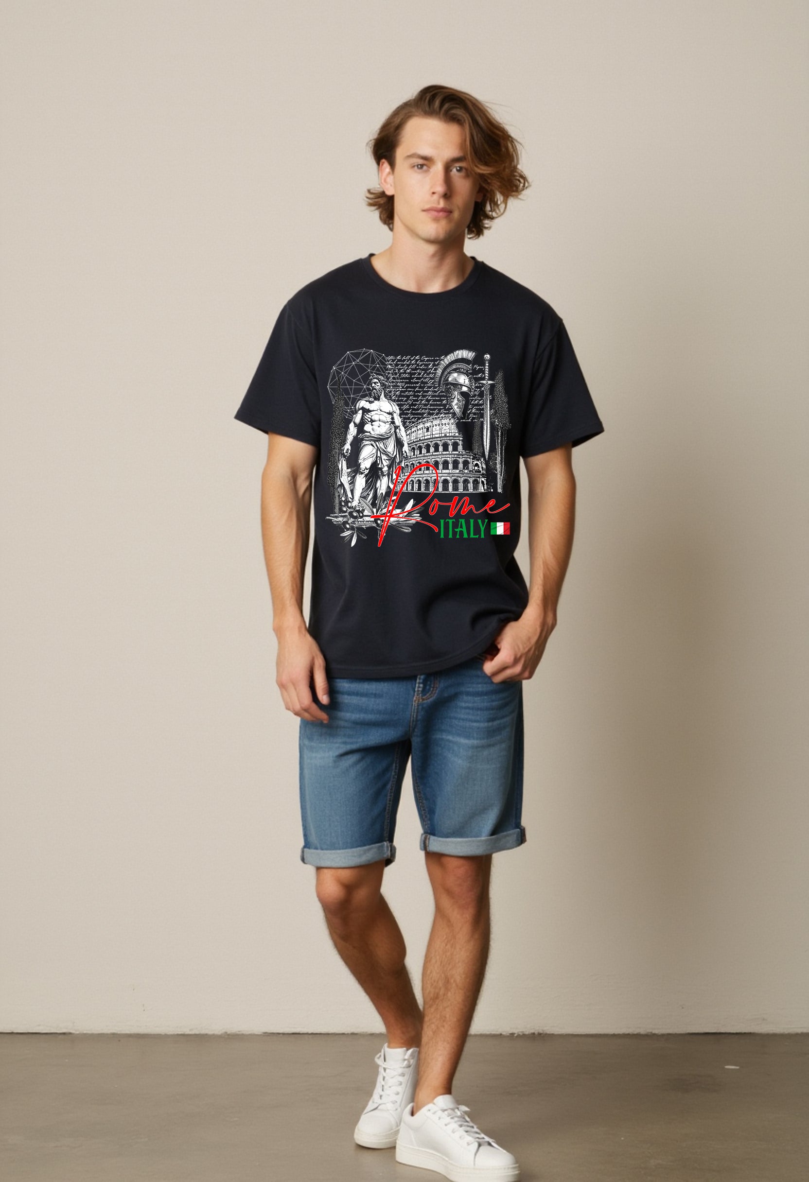 Rome Holiday Tee, Italy. Travel Vacation Unisex Shirt, Historical Landmark Graphic Top