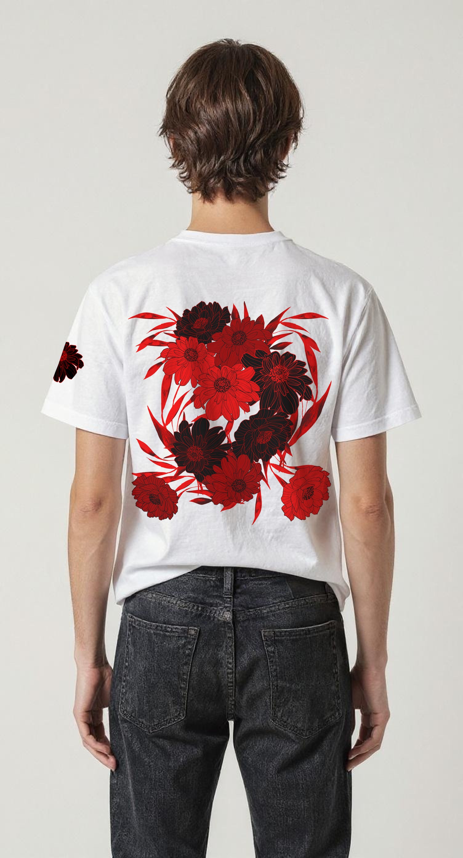 EDIT COLLECTION - Red Floral Tee