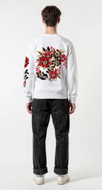 EDIT COLLECTION - Large Placement Floral Sweatshirt