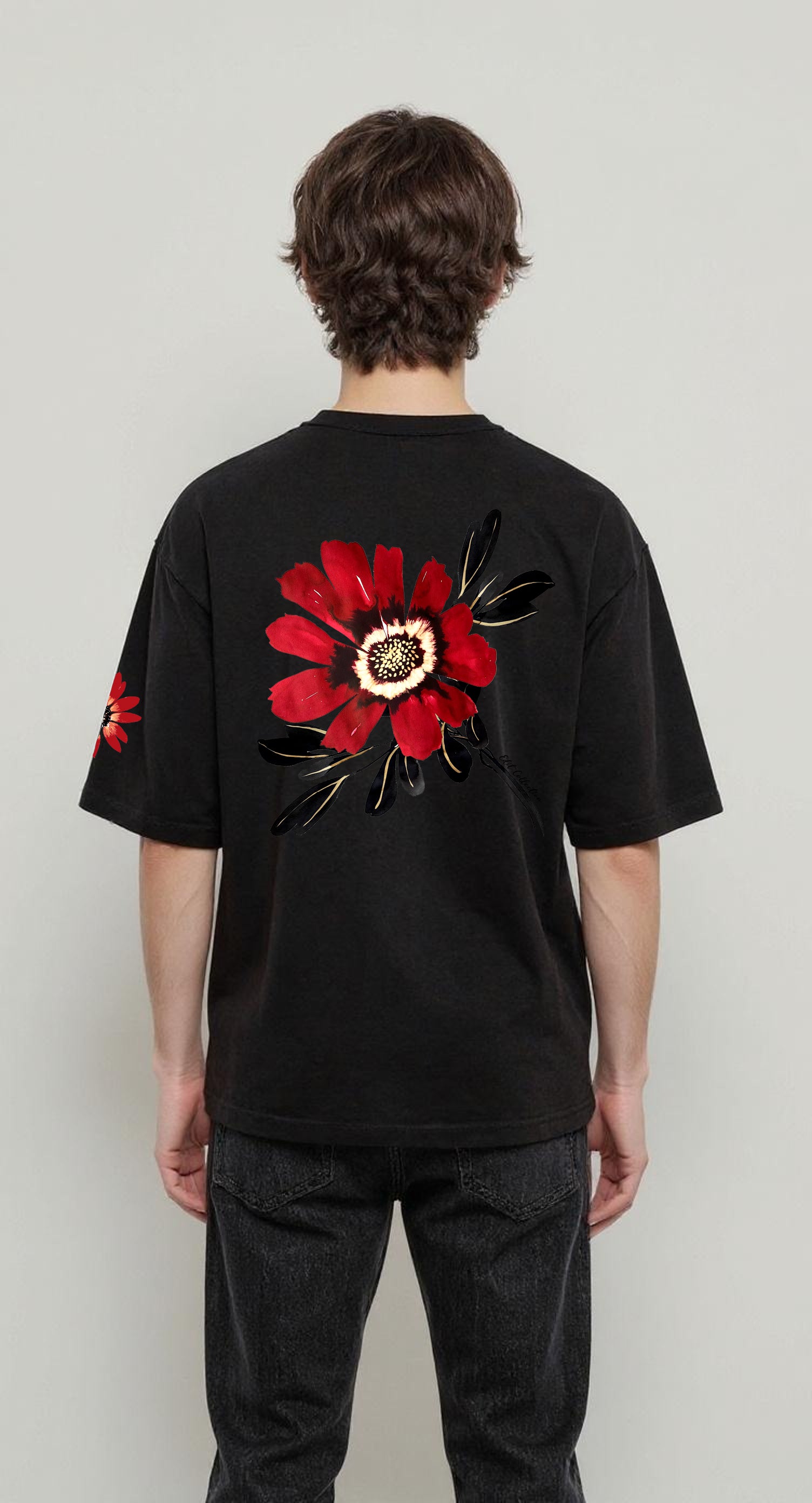 EDIT COLLECTION - Arty Floral Graphic Tee