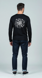 Edit II - Planet-Tee Logo Graphic Long Sleeve T-Shirt