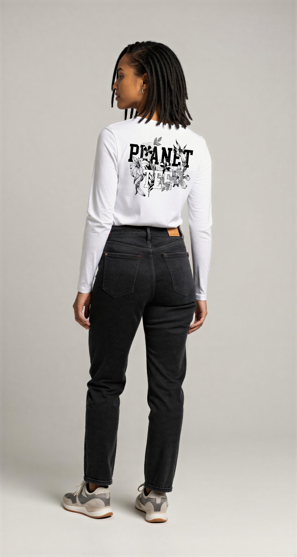 Edit II - Graphic Placement floral Long Sleeve Tee