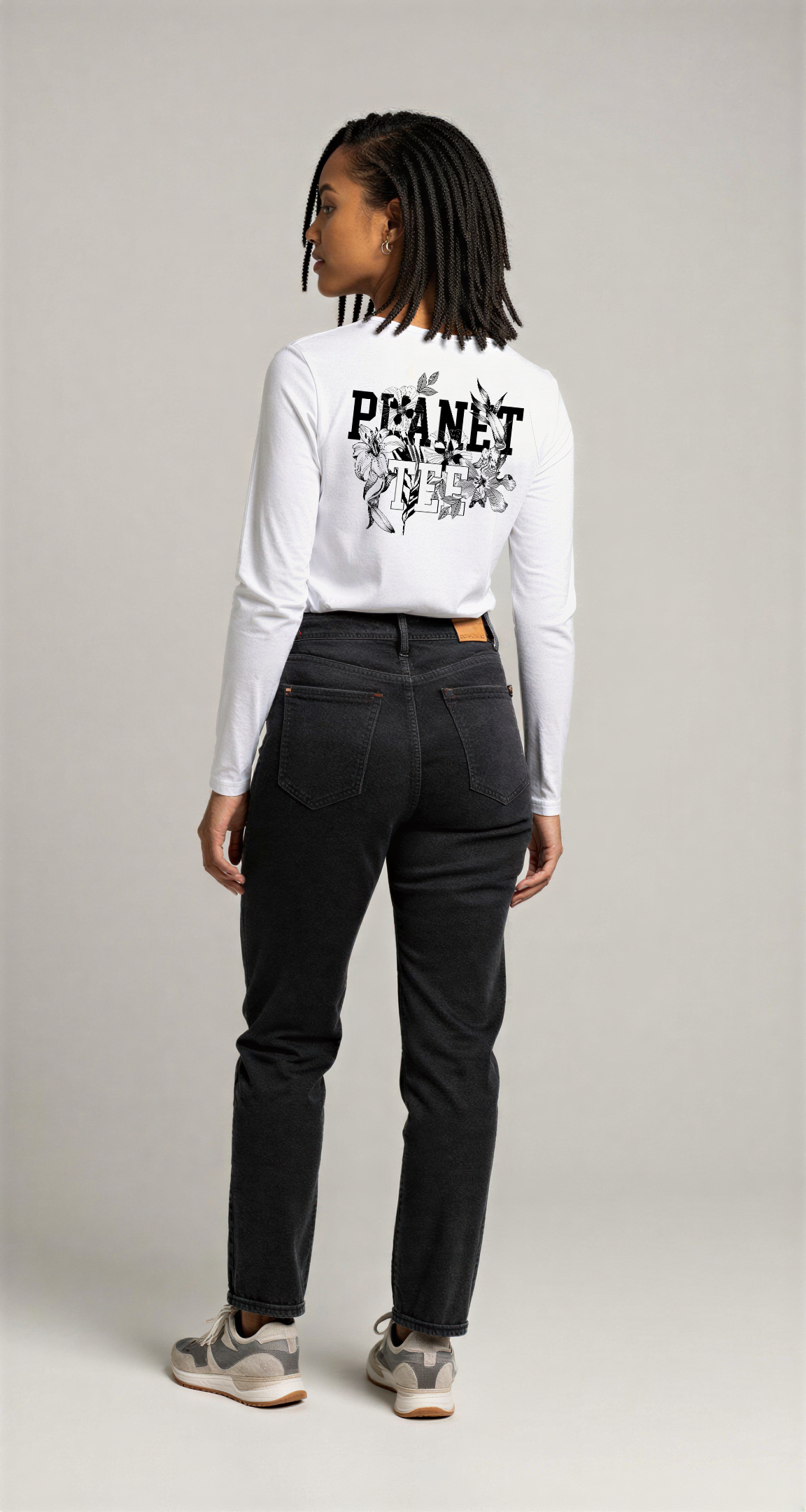 Edit II - Graphic Placement floral Long Sleeve Tee