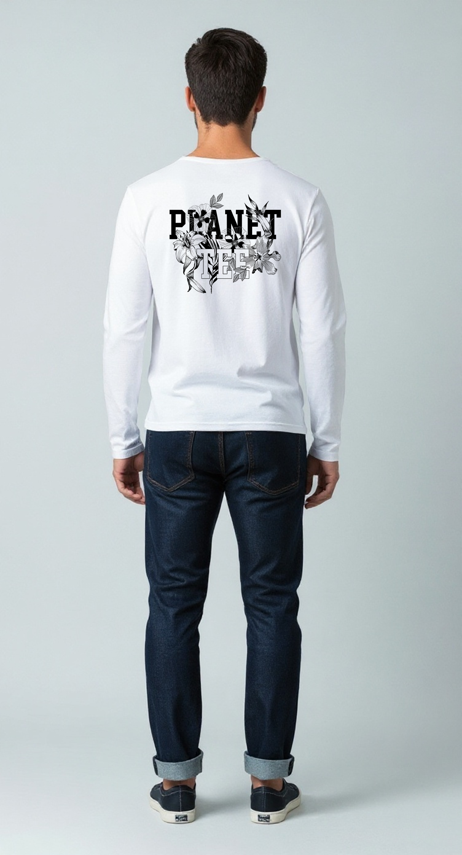 Edit II - Graphic Placement floral Long Sleeve Tee