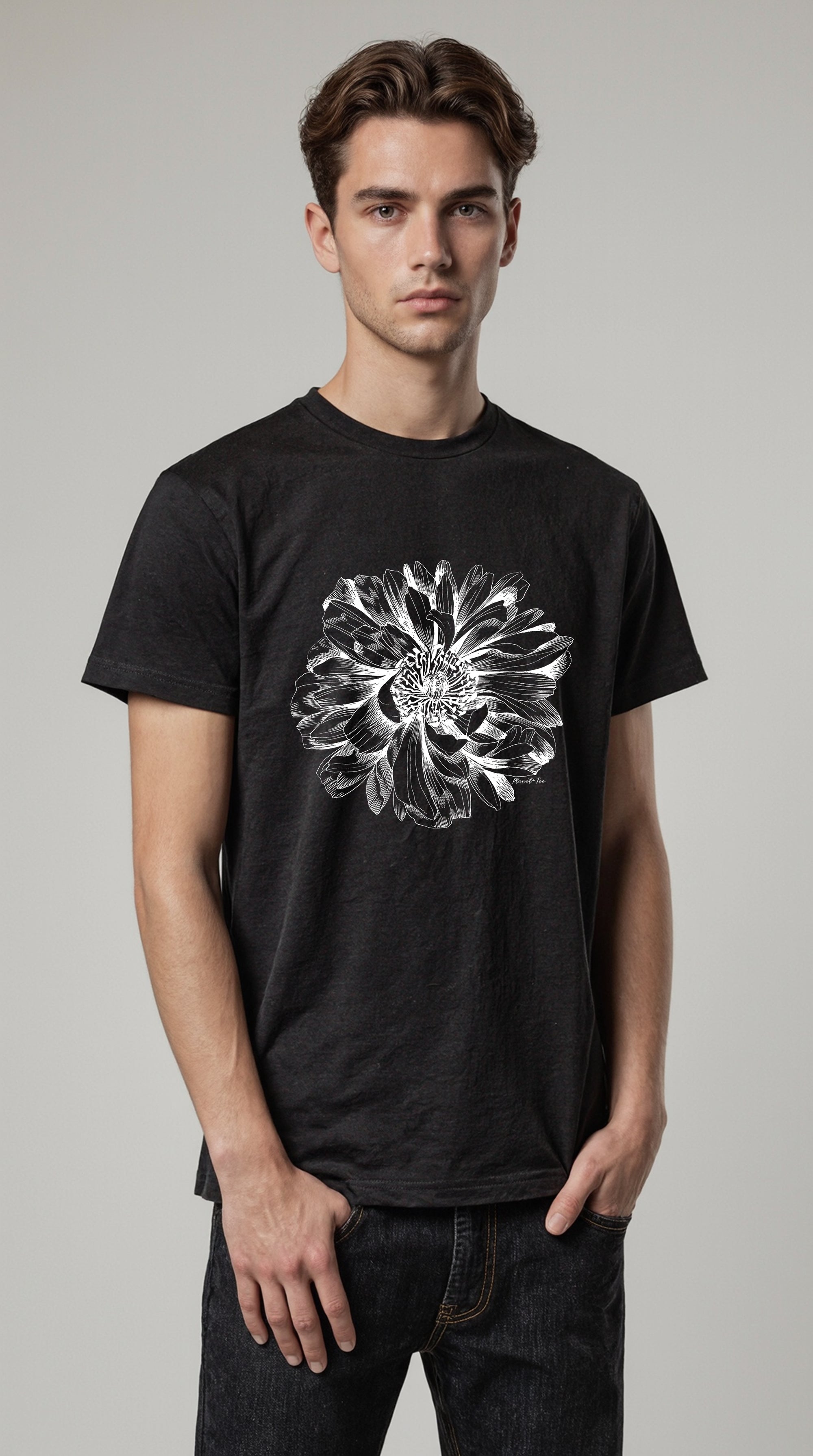 Edit II - Placed Graphic Floral Art Tee