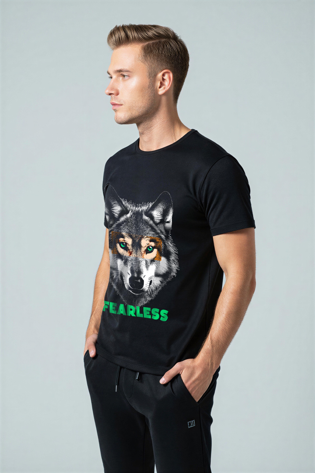 Fearless Wolf Graphic Tee