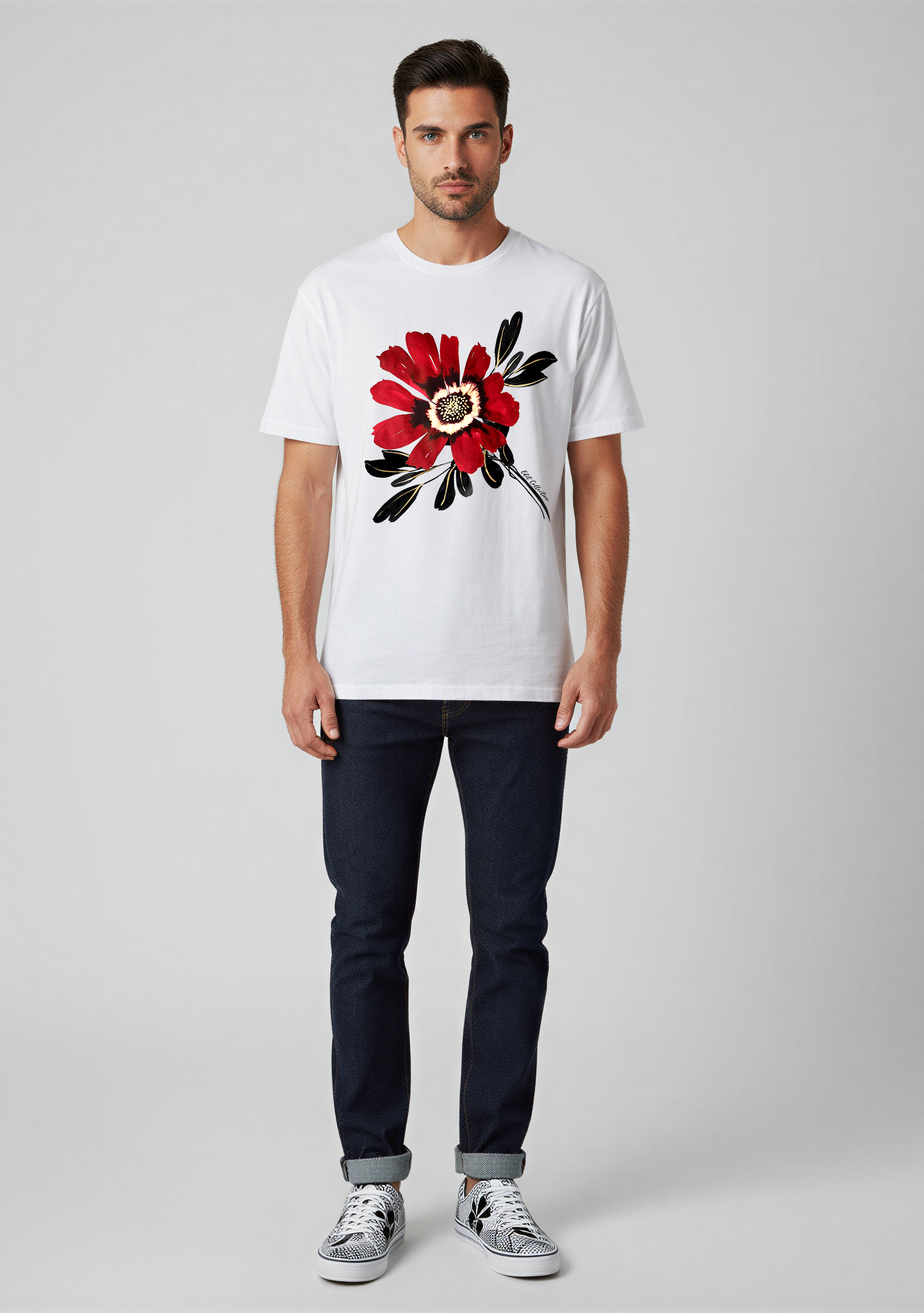 EDIT COLLECTION - Red Flower Poppy Tee