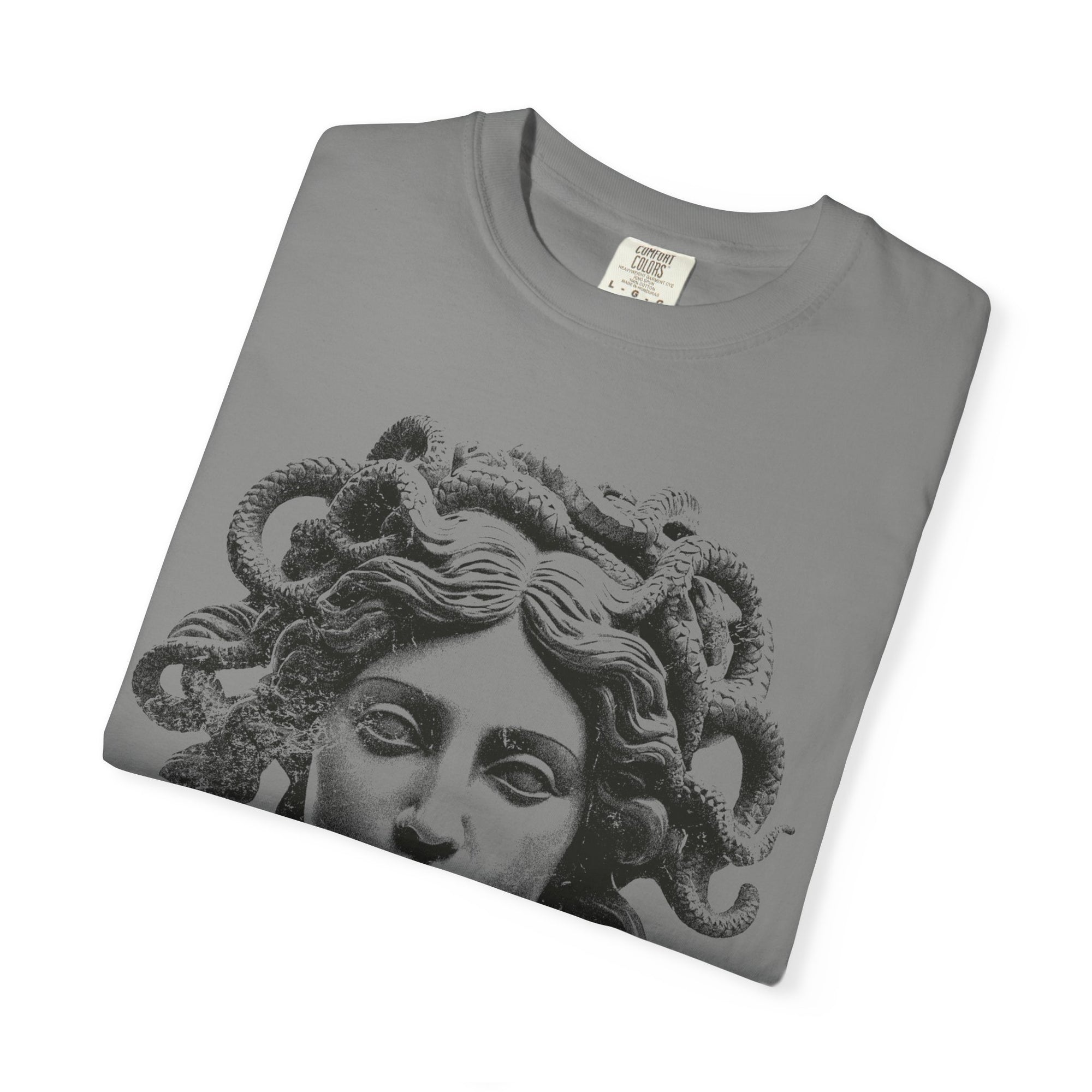 Medusa Graphic Tee - Gothic Unisex Mythology Shirt