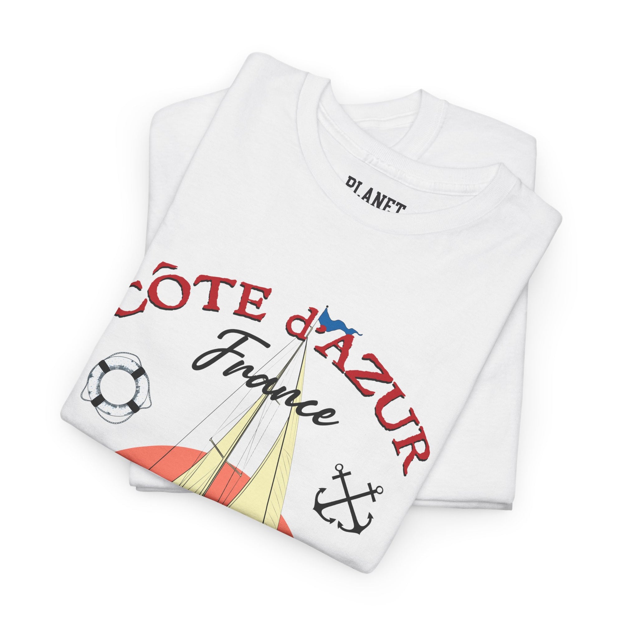 Vintage Sailing Club Tee, Cote d'Azur France