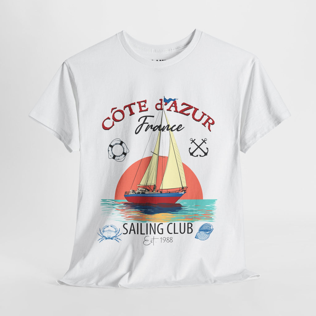 Vintage Sailing Club Tee, Cote d'Azur France