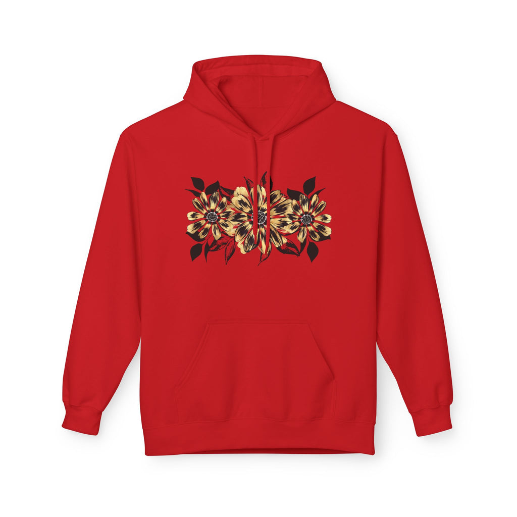 EDIT COLLECTION - Art Floral Red Hoodie