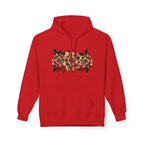 EDIT COLLECTION - Art Floral Red Hoodie