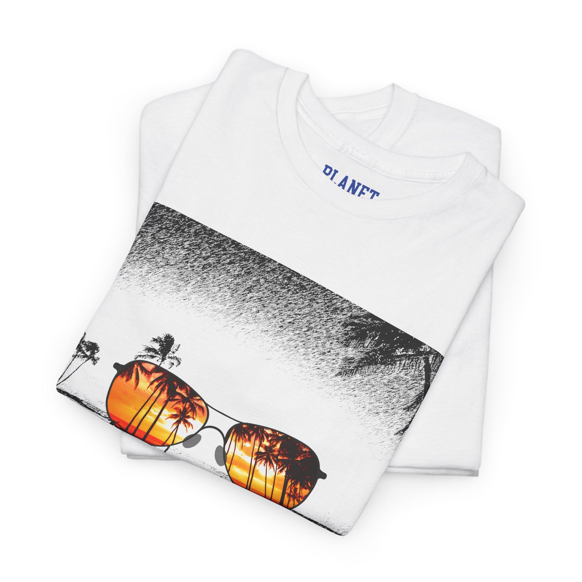 Beach Vibes Sunglasses Tee – Unisex Summer Cotton Holiday Shirt