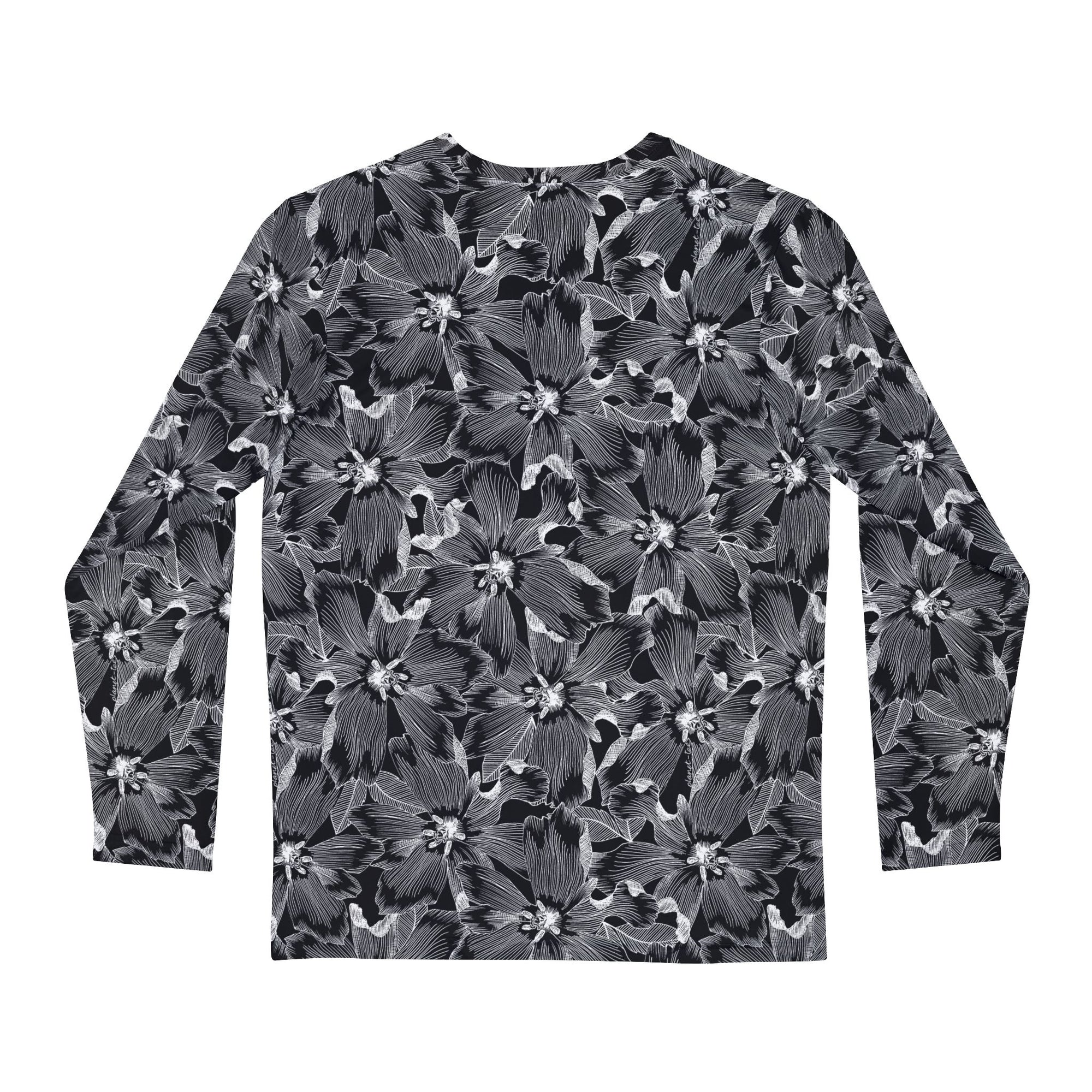 Edit II - Men's Black Floral Sports Jersey