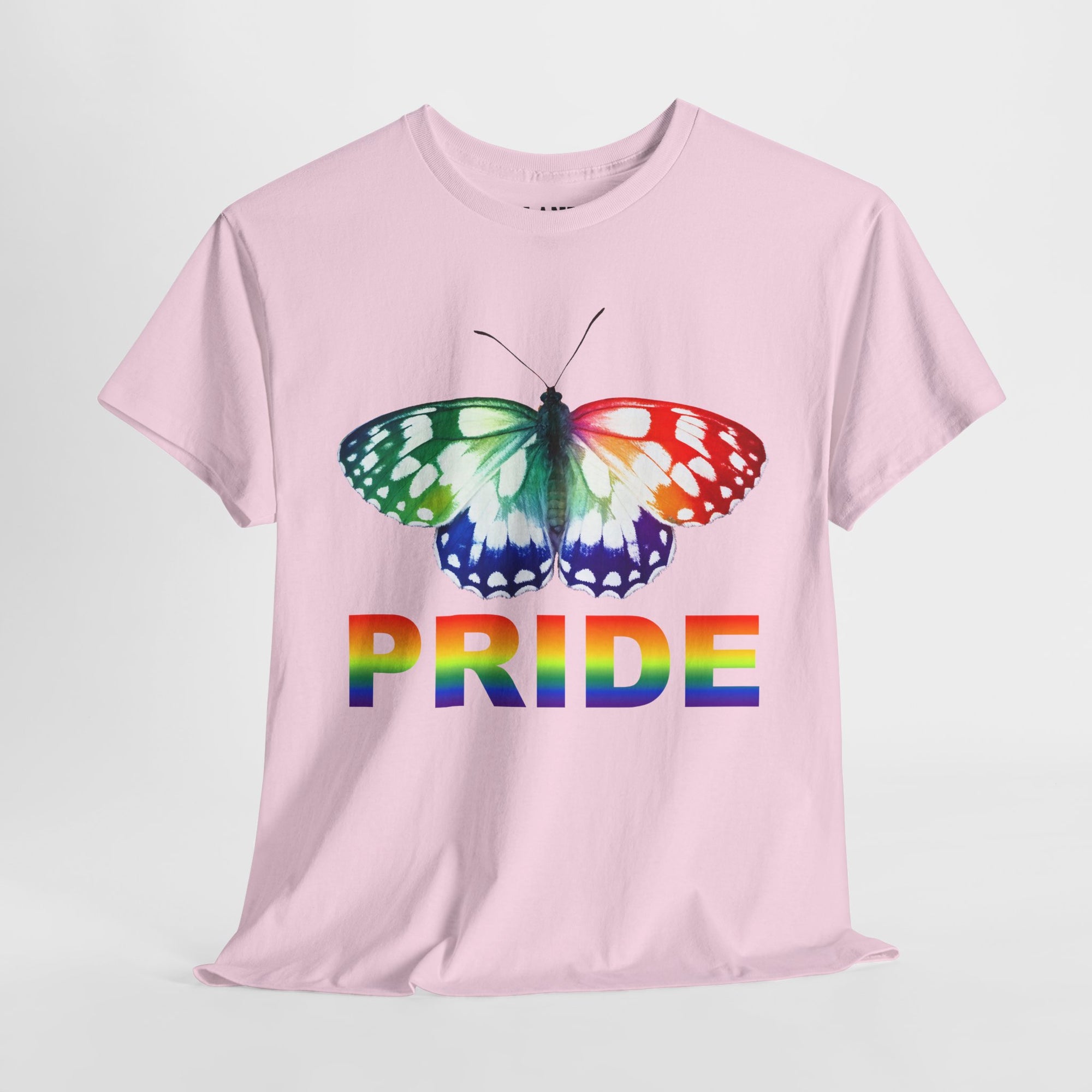 Rainbow Pride Butterfly Tee - LGBTQ Celebration Apparel