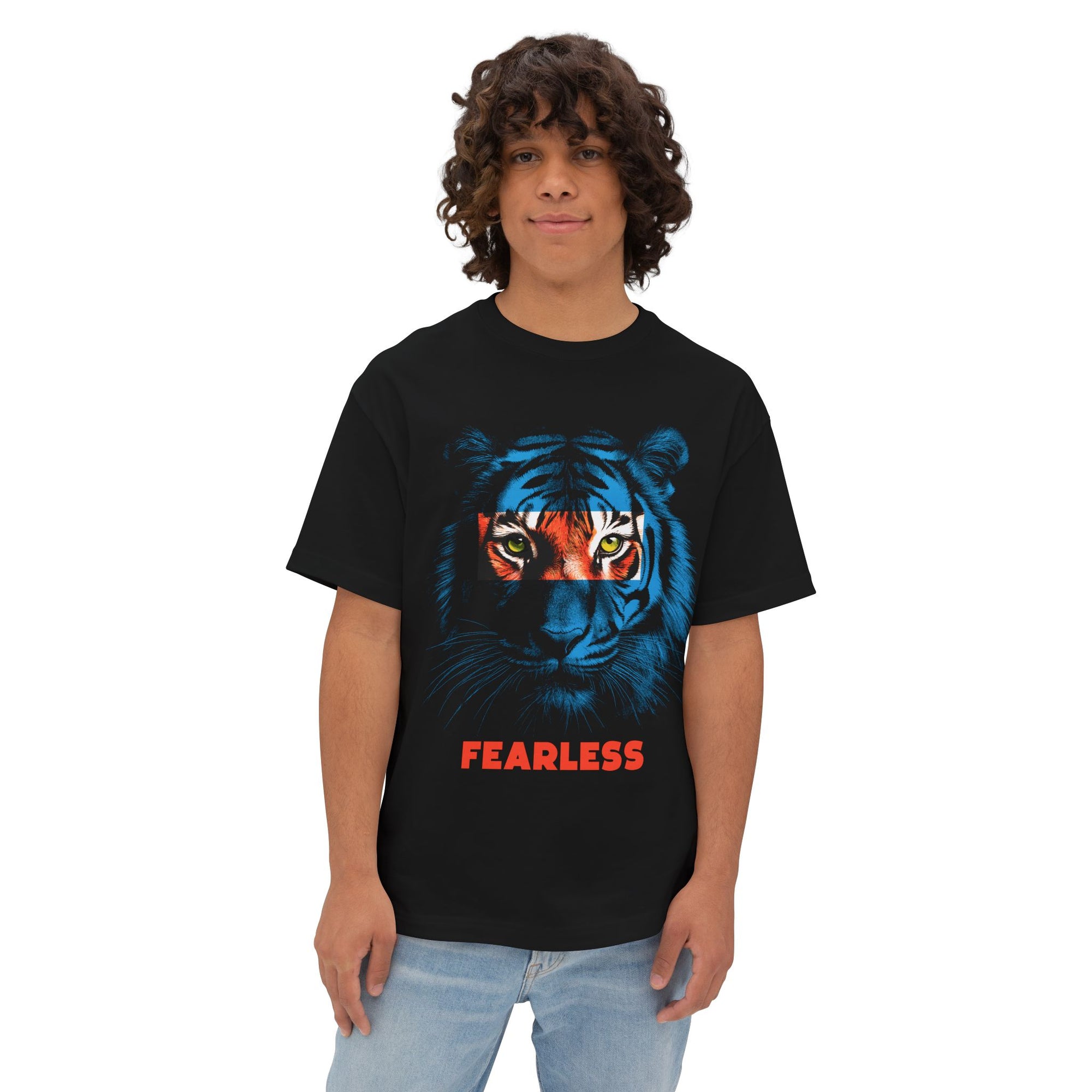 Fearless Tiger Tee – Oversized Unisex Nature Streetwear