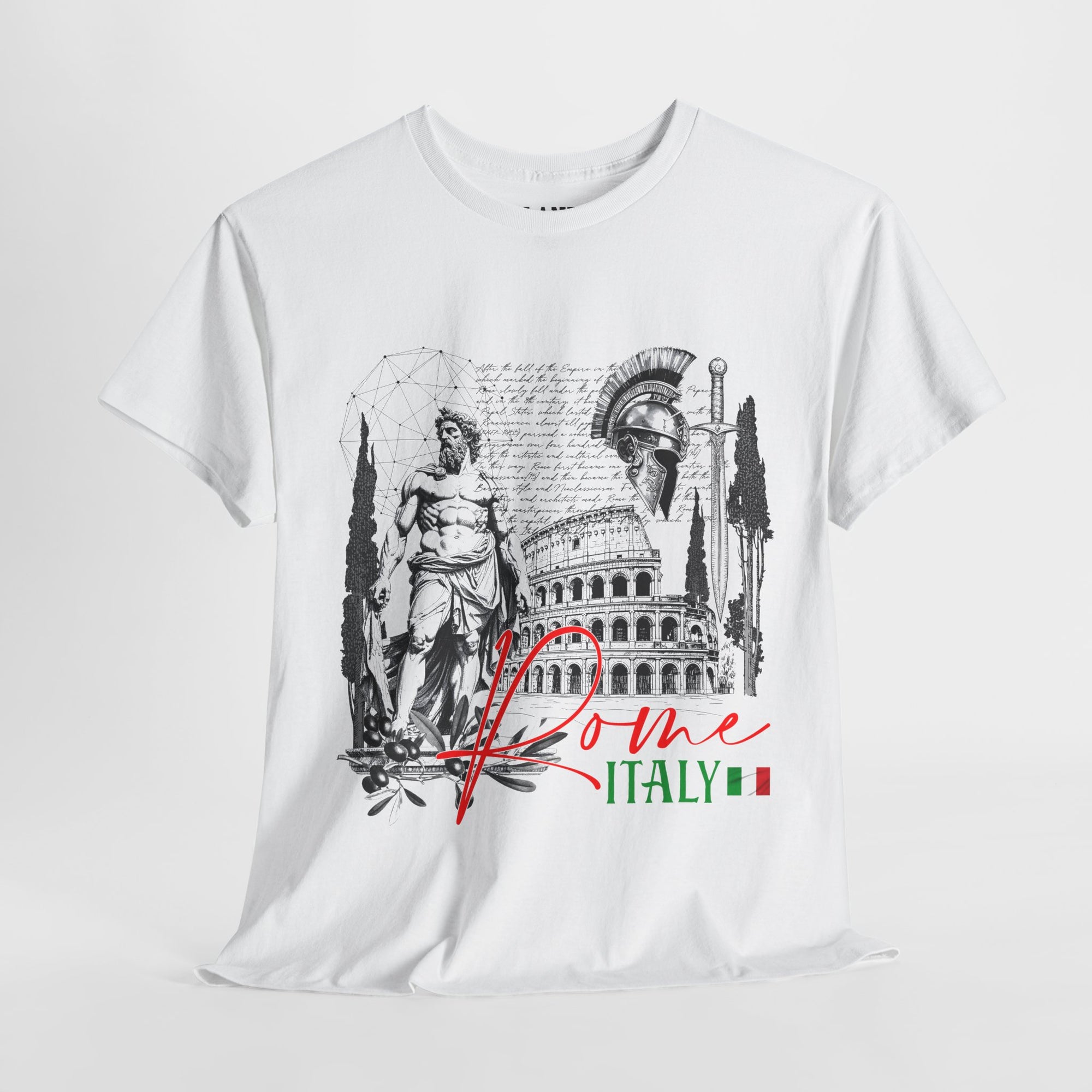 Rome Holiday Tee, Italy. Unisex Shirt, Historical Landmark Graphic Top