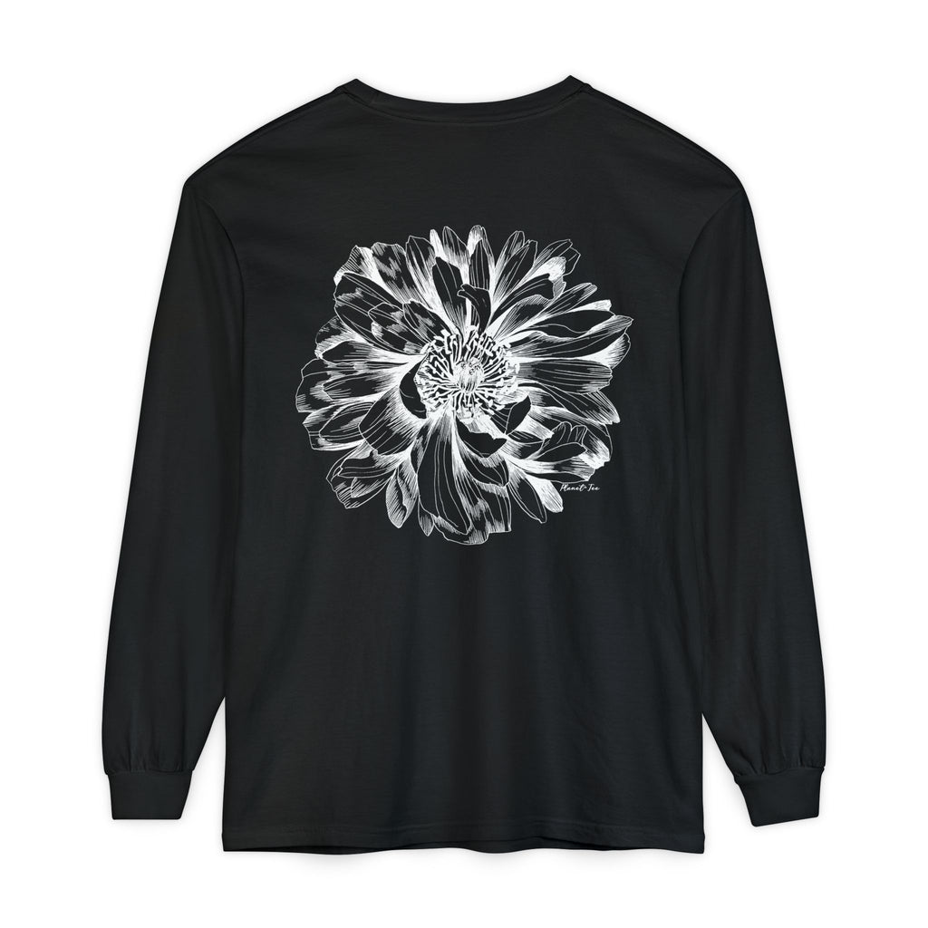 Edit II - Planet-Tee Logo Graphic Long Sleeve T-Shirt