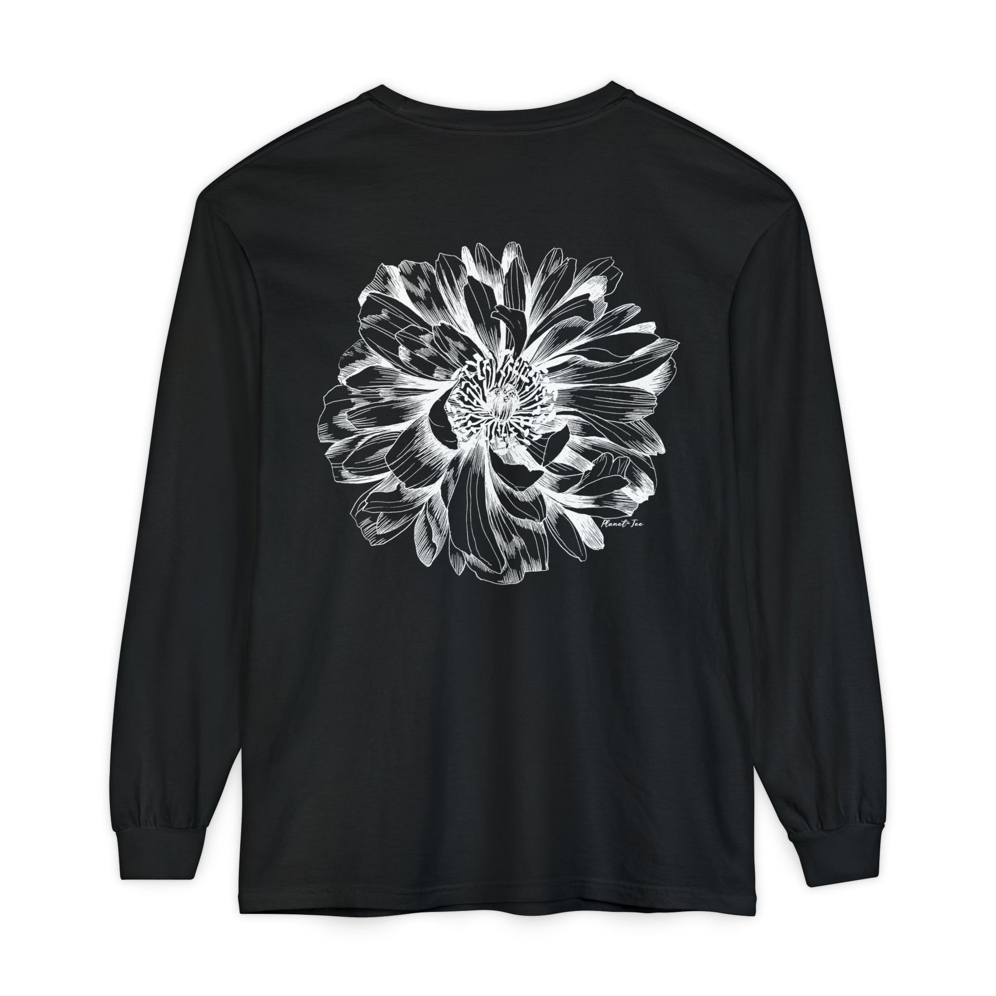 Edit II - Planet-Tee Logo Graphic Long Sleeve T-Shirt