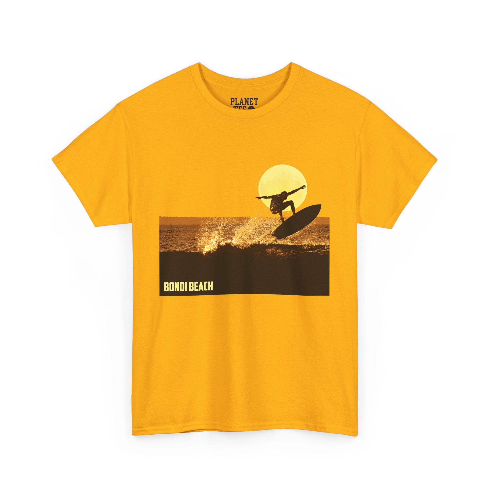 Surf Vibes Cotton Tee - Bondi Beach Design