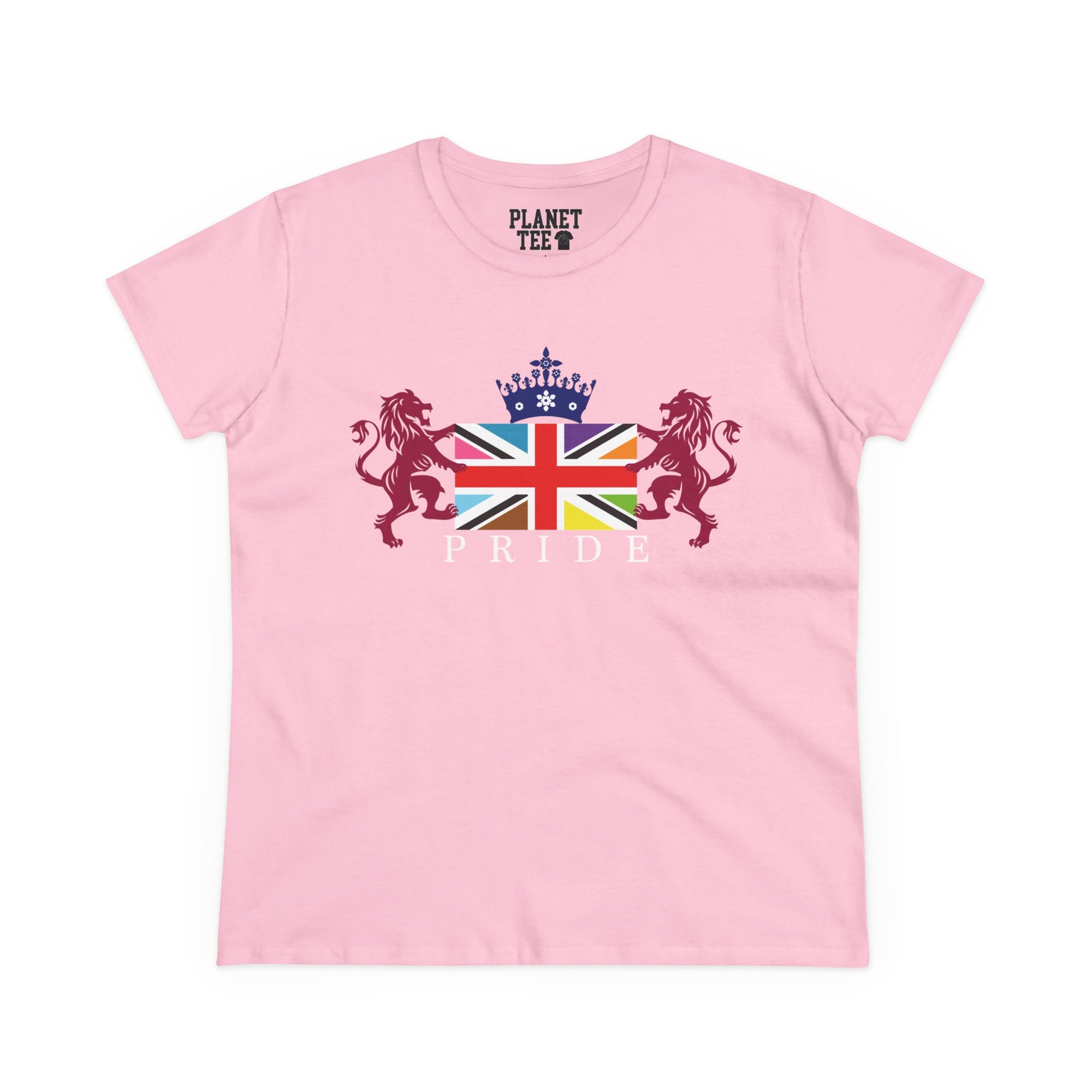 Pride Lion Graphic Tee for Women's Pride Festival Wear