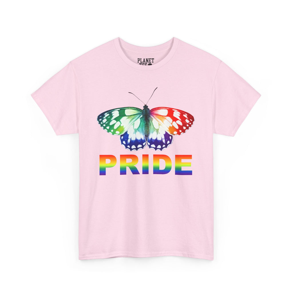 Rainbow Pride Butterfly Tee - LGBTQ Celebration Apparel