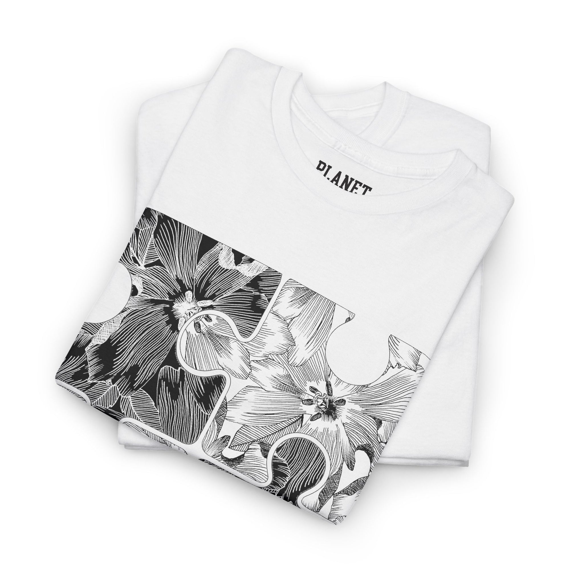 Edit II - Jigsaw Floral Pattern Tee