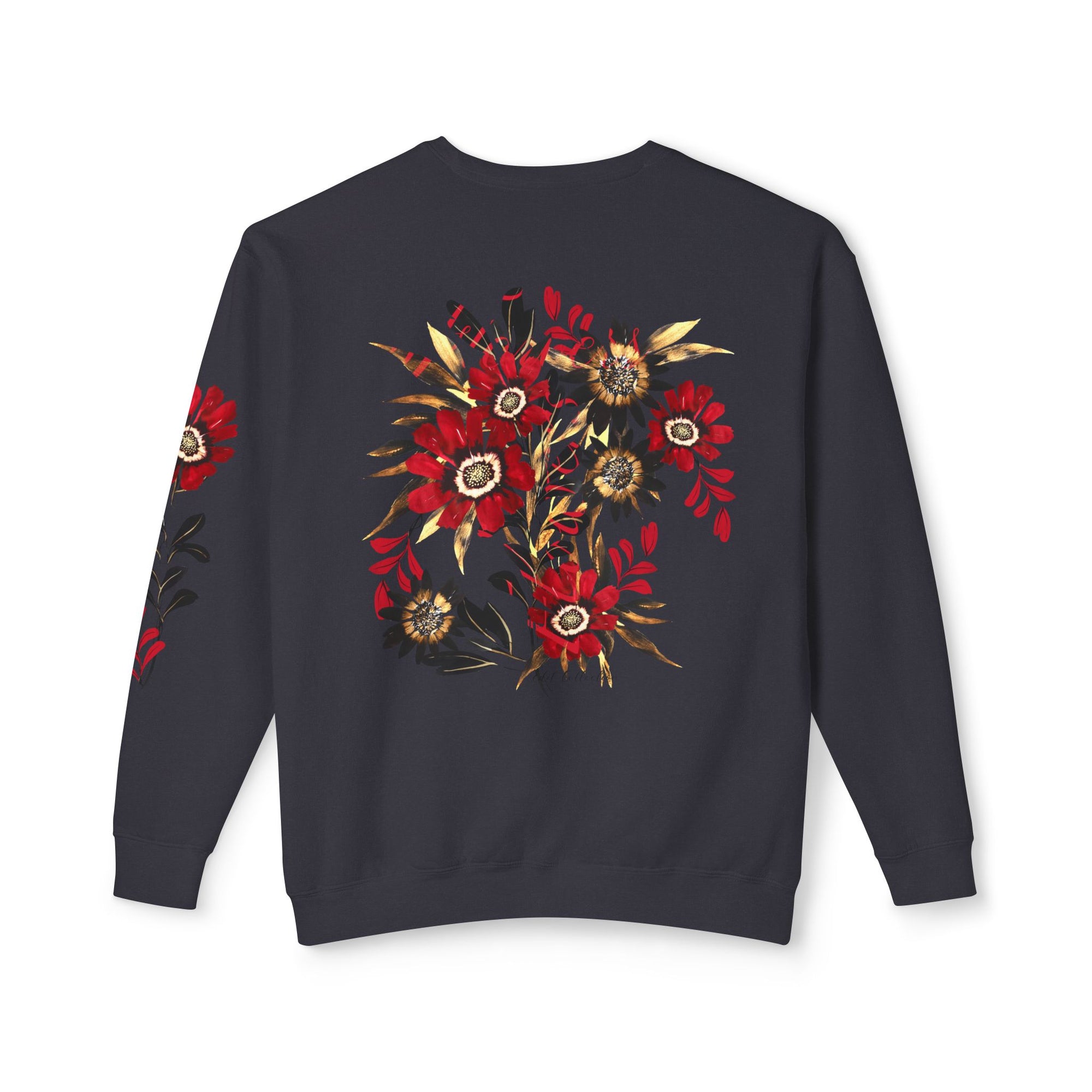 EDIT COLLECTION - Large Placement Floral Sweatshirt