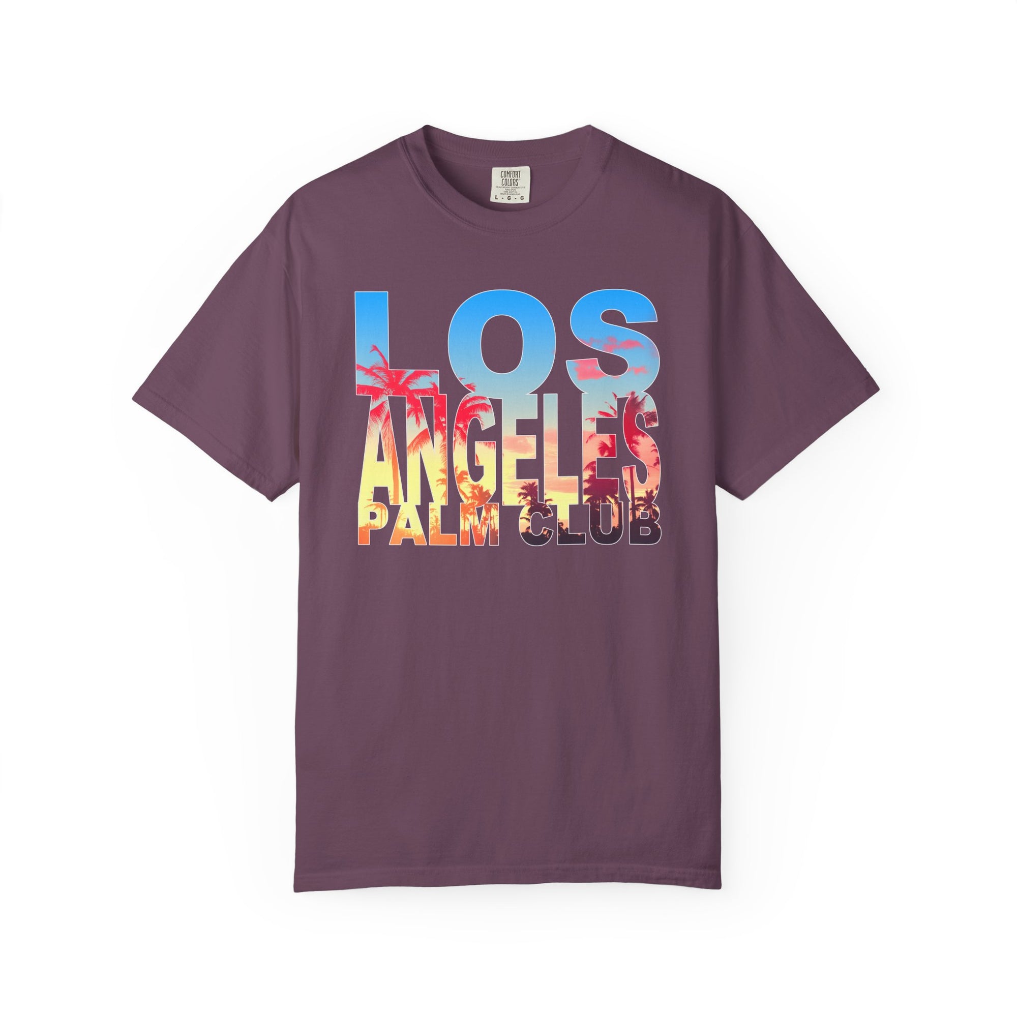 Los Angeles Palm Club T-Shirt - Beach Vibes Tee for Travelers