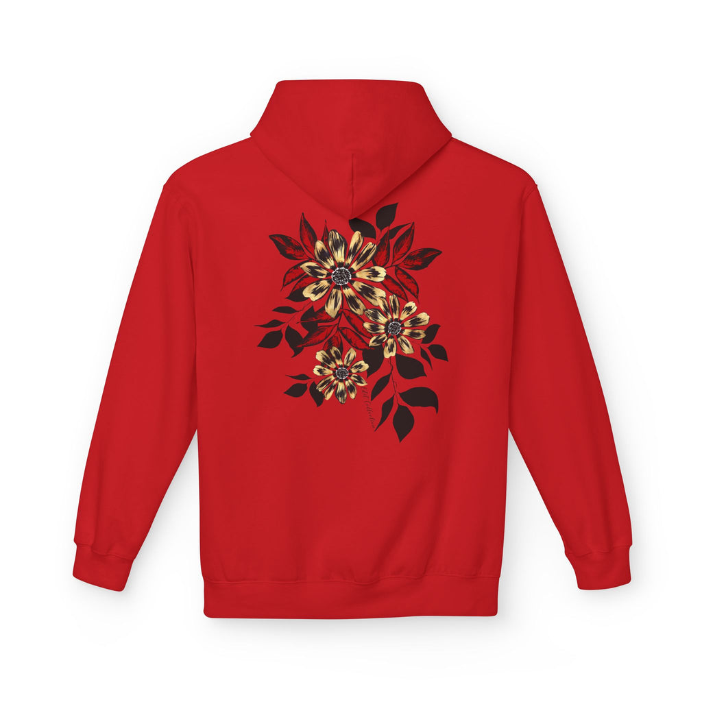 EDIT COLLECTION - Art Floral Red Hoodie