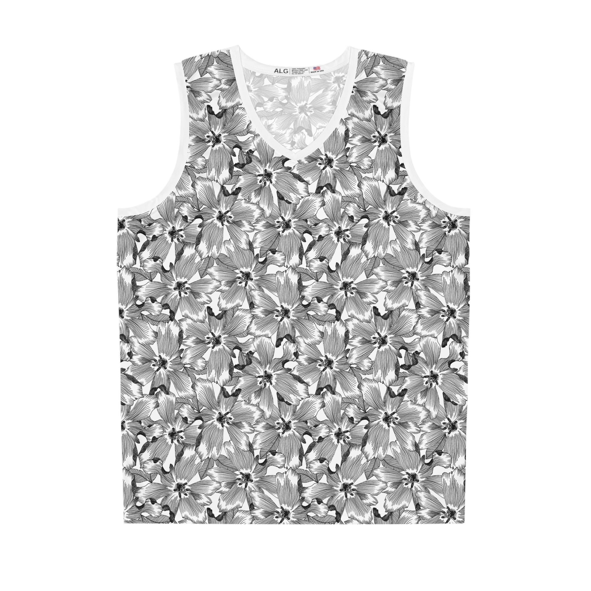 Edit II - Floral Basketball Jersey