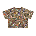 Multi Leopard Crop Tee